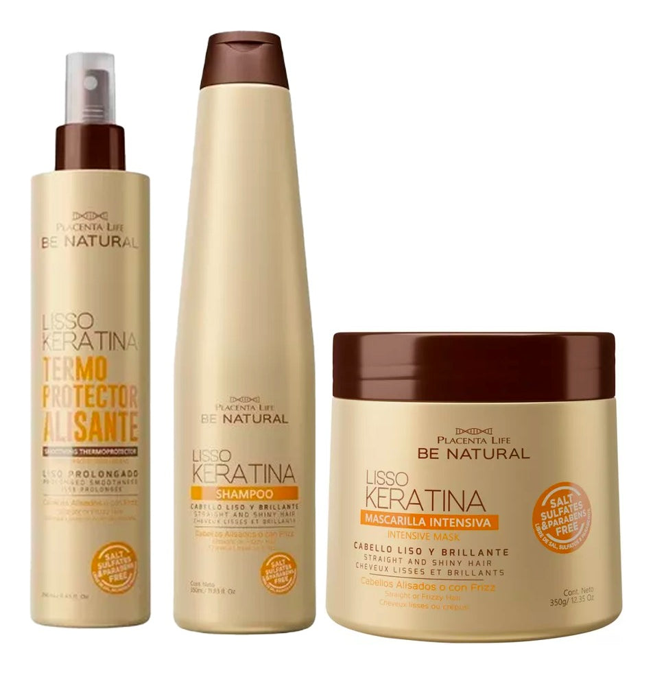 Tratamiento Perfecto Set Lisso Keratina Be Natural